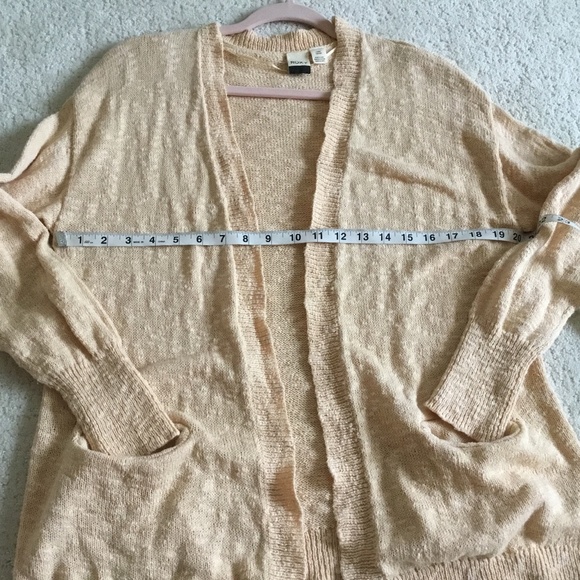 Roxy Beige Cotton Blend Knitted Cardigan - Picture 4 of 11